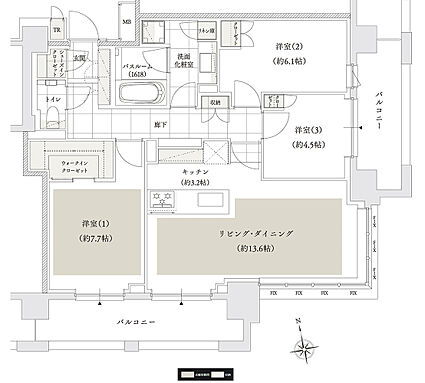 アトラス文京安藤坂 間取り 80Es