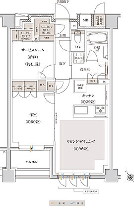 ブランシエラ横浜蒔田 間取り G