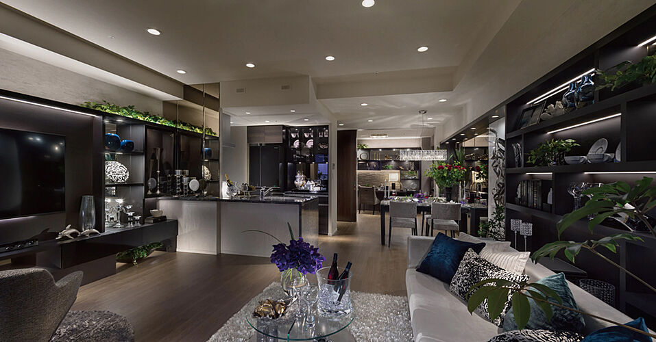 ベイシティタワーズ神戸 WEST リビング・ダイニング・ベッドルーム（2）