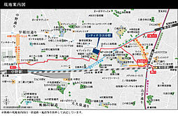 シティテラス中野 現地案内図
