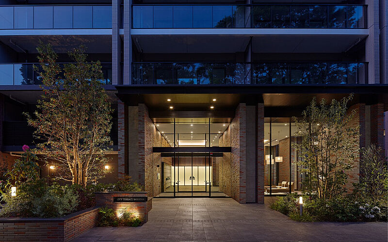 シティテラス柏 エントランス（2023年5月撮影）