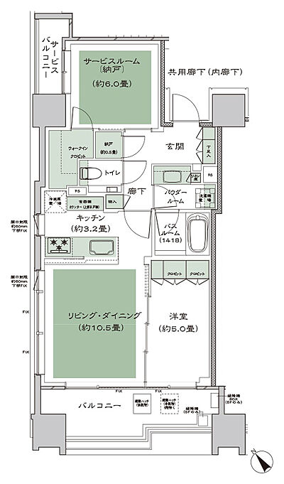タイプ:A-標準(5~26F)