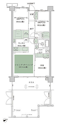 シティテラス善福寺公園 間取り D-B4t