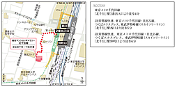 シティタワー綾瀬 モデルルーム案内図
