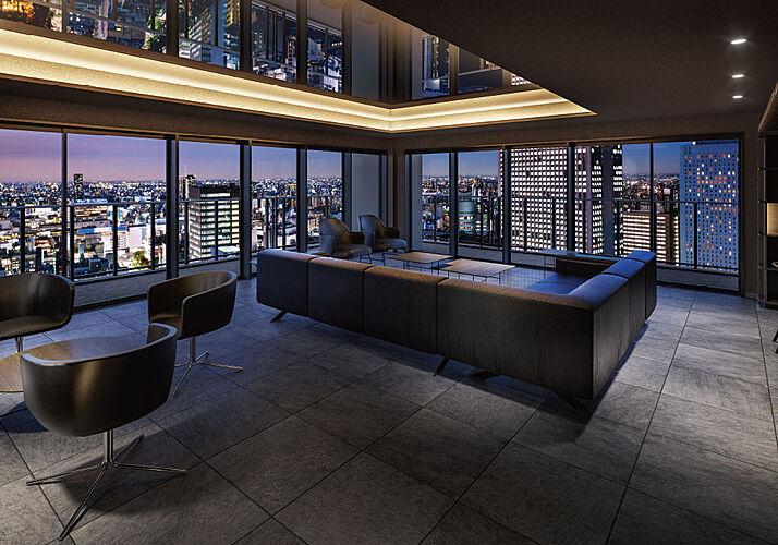グランドシティタワー池袋 スカイラウンジ・パーティルーム完成予想図