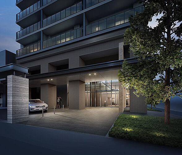 シティタワー札幌すすきの エントランス完成予想図