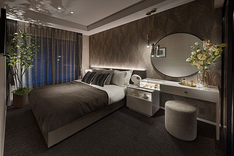 シティタワー東京田町 ベッドルーム