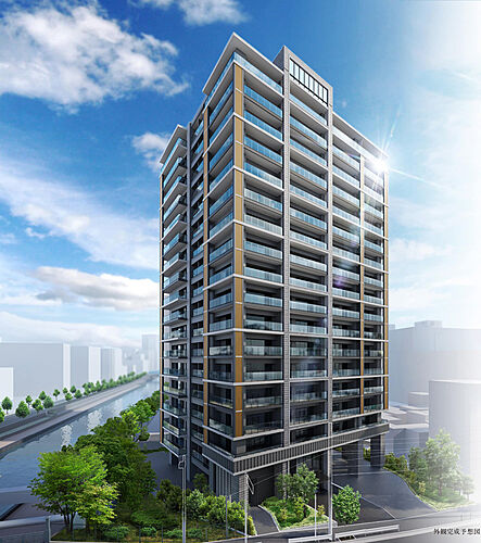 シティタワー錦糸公園 外観完成予想図