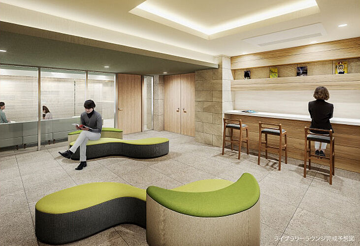 ソライエテラス　ウエスト ライブラリーラウンジ完成予想図