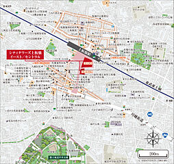 シティタワーズ上板橋セントラル 現地案内図