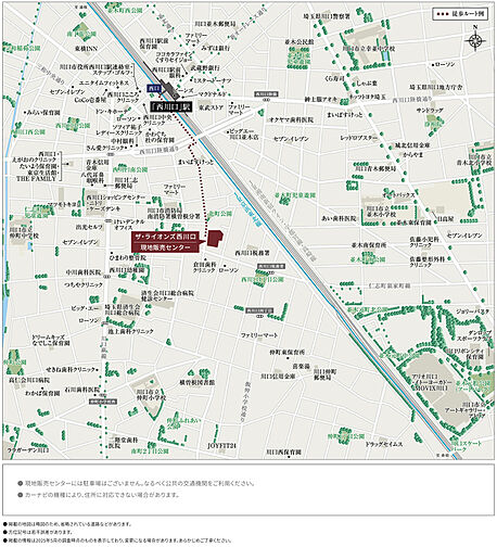 ザ・ライオンズ西川口 モデルルーム案内図