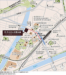 ザ・ライオンズ西九条 現地案内図