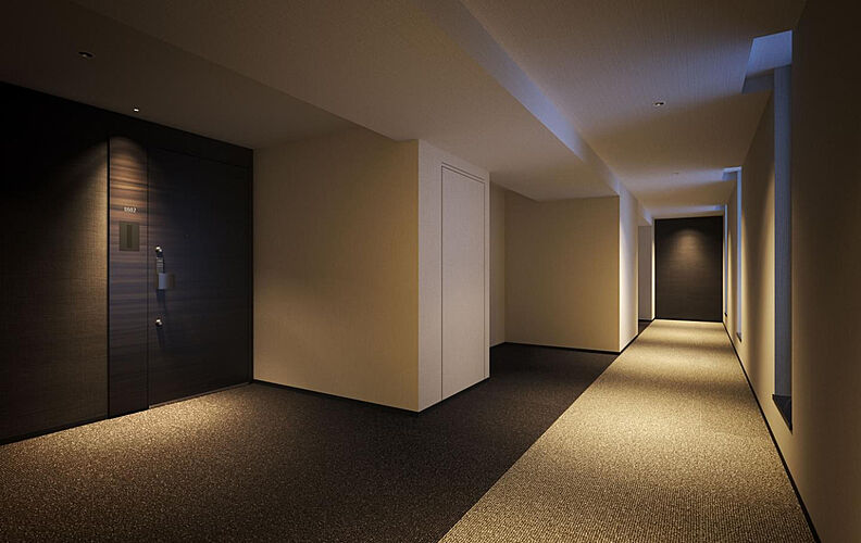 ザ・ライオンズ横川 内廊下完成予想図