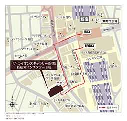 ザ・ライオンズ大岡山 モデルルーム案内図