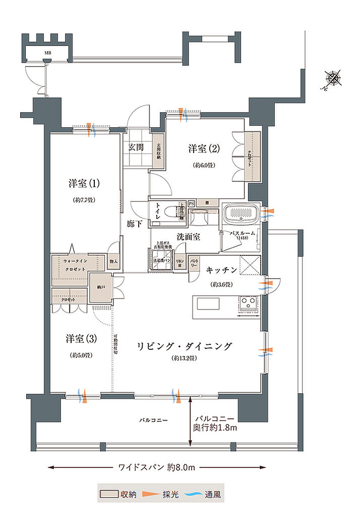 ザ・ライオンズ那覇新都心 間取り D1