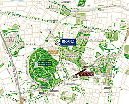ブランズ白金台五丁目 現地案内図