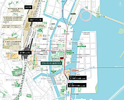 ブランズシティ品川テラス 現地案内図