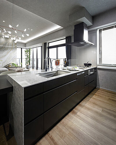 ブランズタワー西宮 キッチン（PEタイプ）