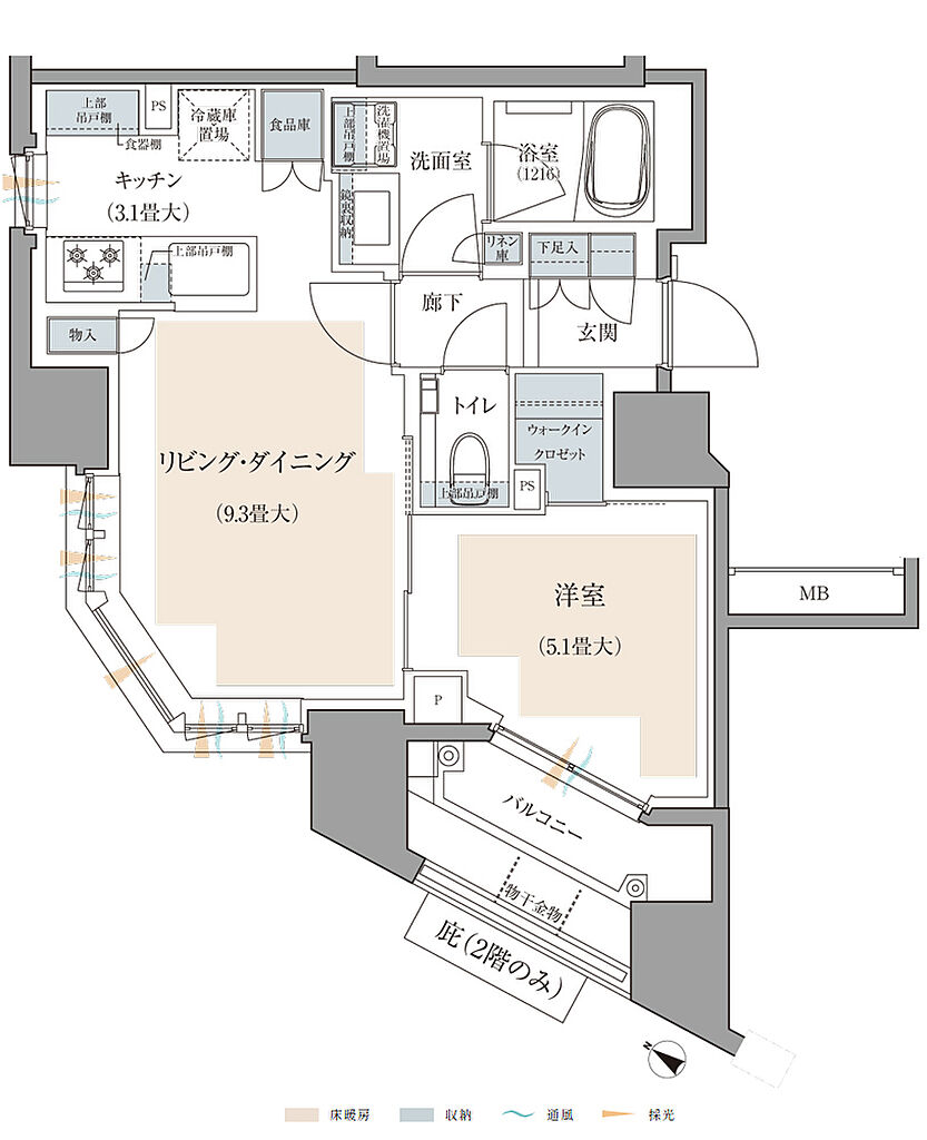 ブランズ巣鴨三丁目 間取り B