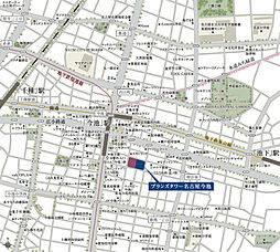 ブランズタワー名古屋今池 現地案内図