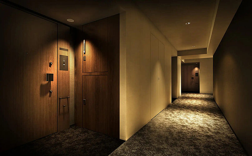 Brillia 神戸旧居留地 内廊下完成予想CG