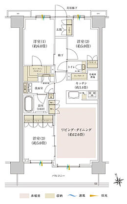 Brillia Tower 千葉 間取り C
