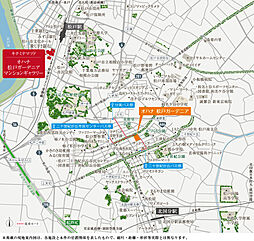 オハナ 松戸ガーデニア 現地案内図