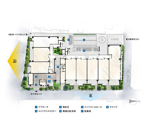 プラウド新丸子エアリーコート ( 第2期 ) 共用部