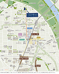 プラウド新丸子エアリーコート ( 第2期 ) 現地案内図