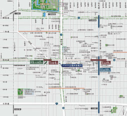 プラウド京都四条堀川 ( 第2期 2次 ) 現地案内図