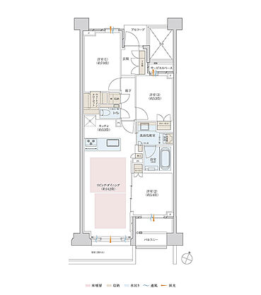 プラウド住吉本町一丁目 間取り C
