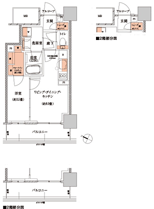 パークホームズ仙台中央 間取り B