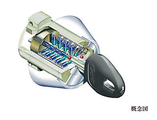 パークタワー向ヶ丘遊園 ディンプルシリンダーキー