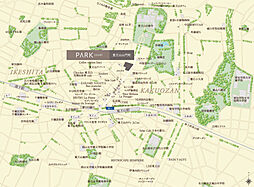 パークコート覚王山山門町 現地案内図