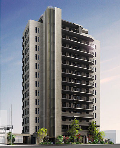 パークホームズ段原 外観完成予想CG