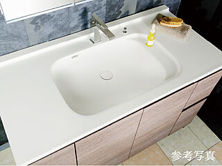 パークホームズ入谷 カウンター一体型洗面ボウル