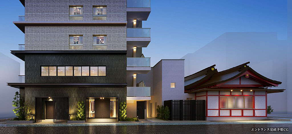 パークホームズ入谷 エントランス完成予想CG