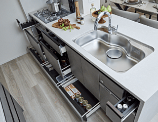 パークホームズ白島 スライドキャビネット