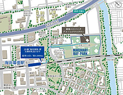 幕張ベイパーク　ブルームテラスタワー 現地案内図