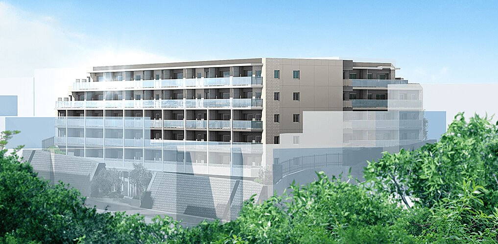 パークホームズたまプラーザ　ヒルサイドコート 外観完成予想CG