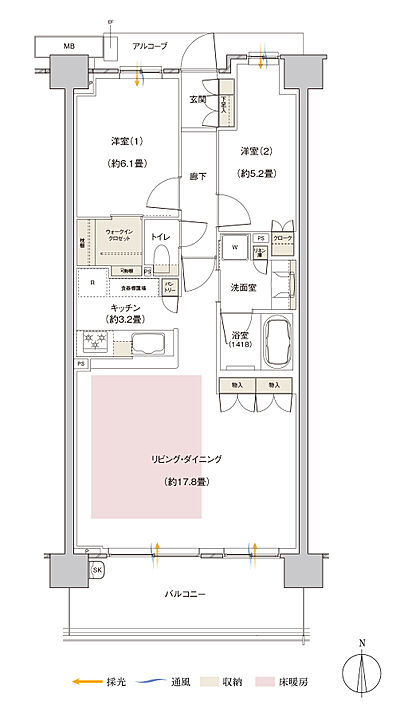 タイプ：70Cc【MENU PLAN2】