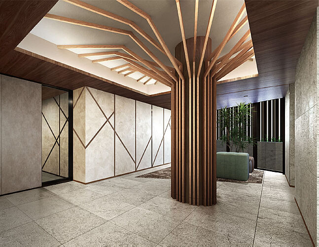 パークホームズ東高円寺 ラウンジ完成予想CG