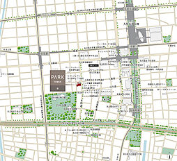 パークタワー栄 現地案内図