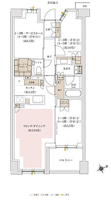 パークホームズ吉祥寺東町 間取り G2