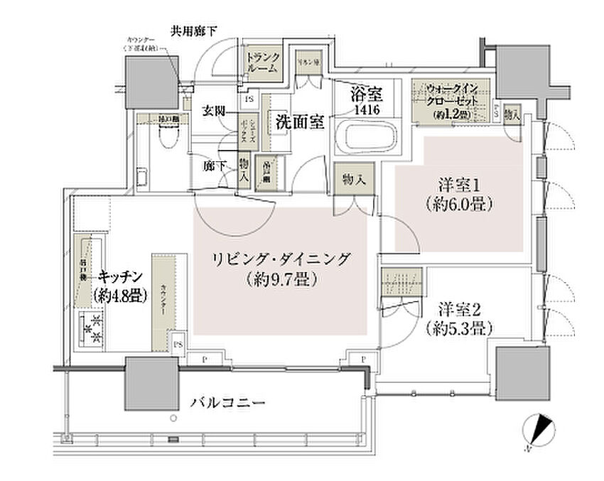 ホームズ 間取り タイプ一覧 ザ パークハウス 高輪タワー新築マンションの物件情報