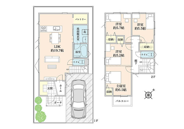 【3LDK（4LDK対応可※有償）】オール電化住宅、ZEH水準省エネ住宅