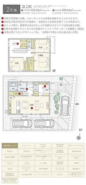 間取・外構植栽図は設計図書を基に描き起こしたもので実際とは多少異なる場合があります。 家具・家電・備品・車等は価格に含まれません。