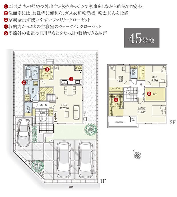 ［プラン図］※図面に基づいて描いているのでプラン及び外構・植栽については、実際とは多少異なる場合があります。また、車・家具・家電・備品等は販売価格に含まれません。