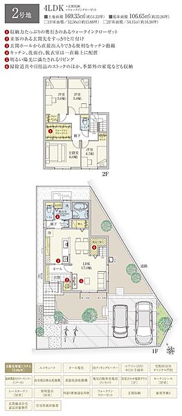 間取・外構植栽図は設計図書を基に描き起こしたもので実際とは多少異なる場合があります。 家具・家電・備品・車・自転車等は価格に含まれません。