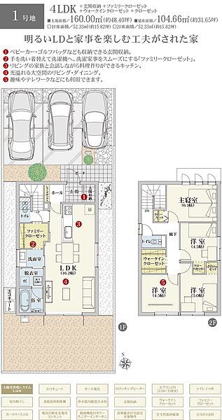 間取・外構植栽図は設計図書を基に描き起こしたもので実際とは多少異なる場合があります。 家具・家電・備品・車・自転車等は価格に含まれません。